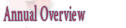 Annual Overview